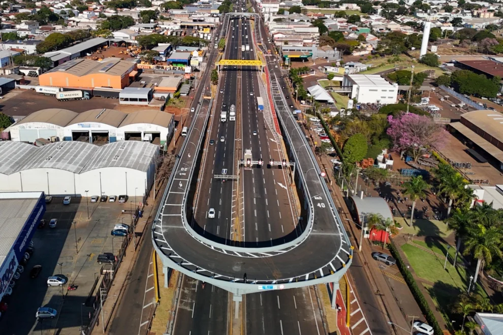 Governador Ratinho Junior inaugura novos viadutos de Sarandi na BR-376