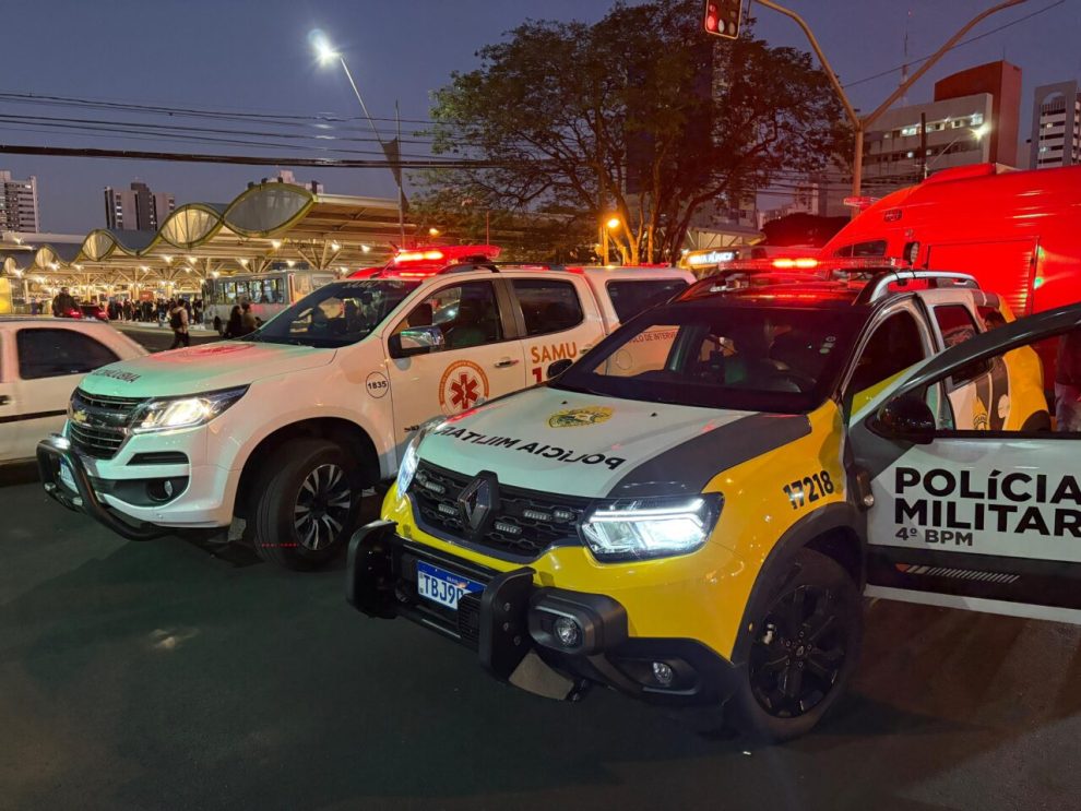 Mulher é atropelada ao cruzar faixa de pedestres em Maringá; vídeo