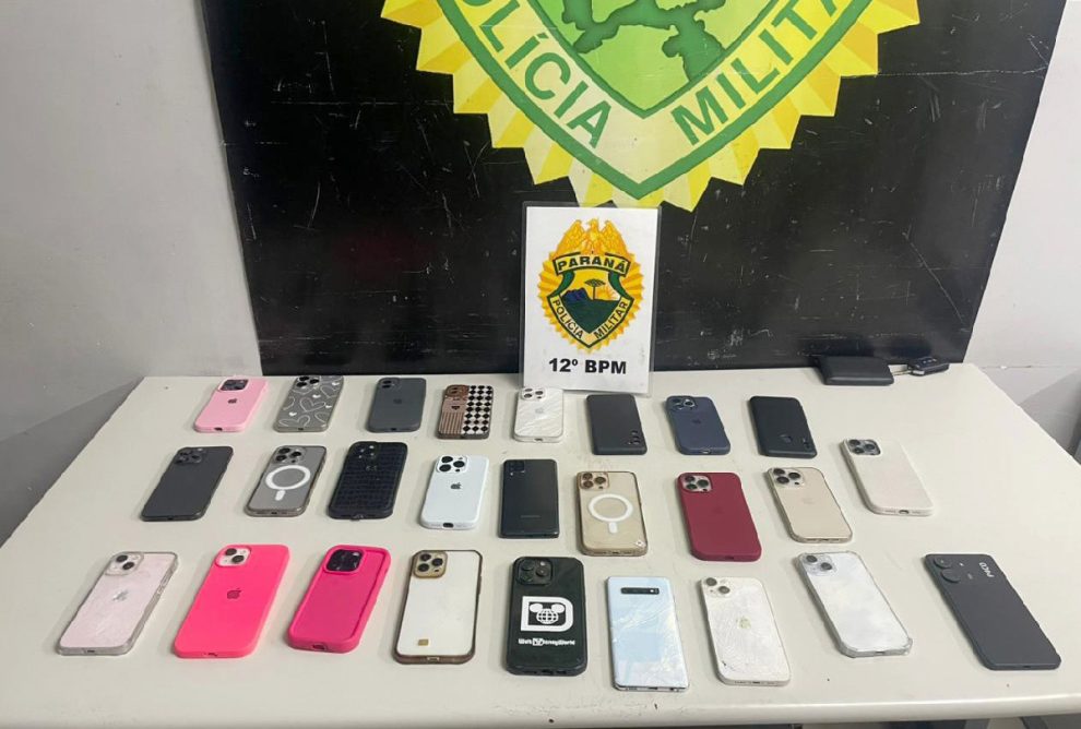 Paraná registra queda no número de celulares roubados