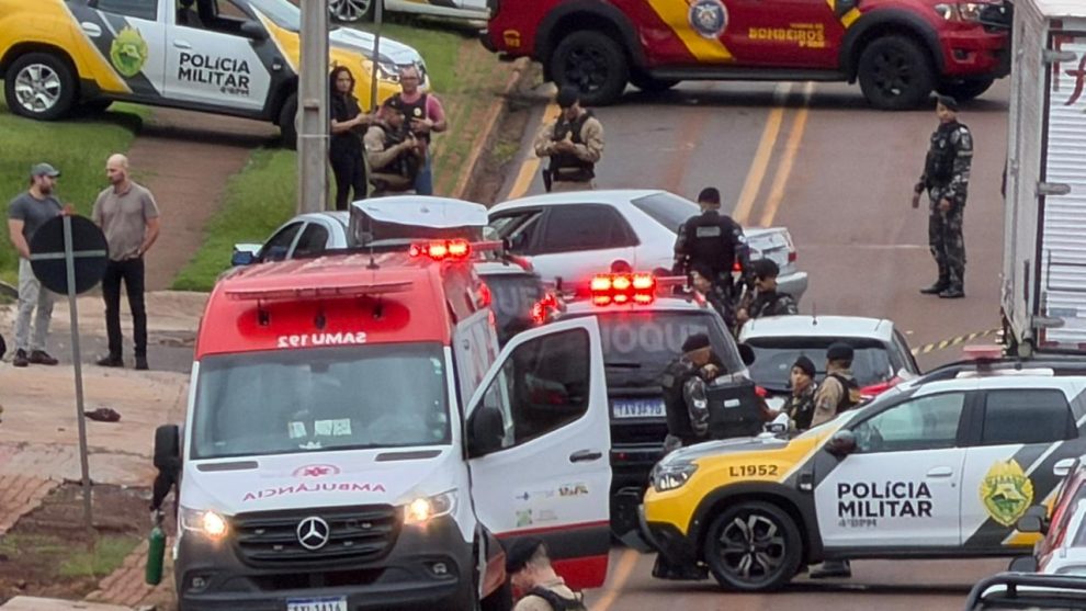 VÍDEO | 2 suspeitos são mortos após confronto com a PM em Maringá