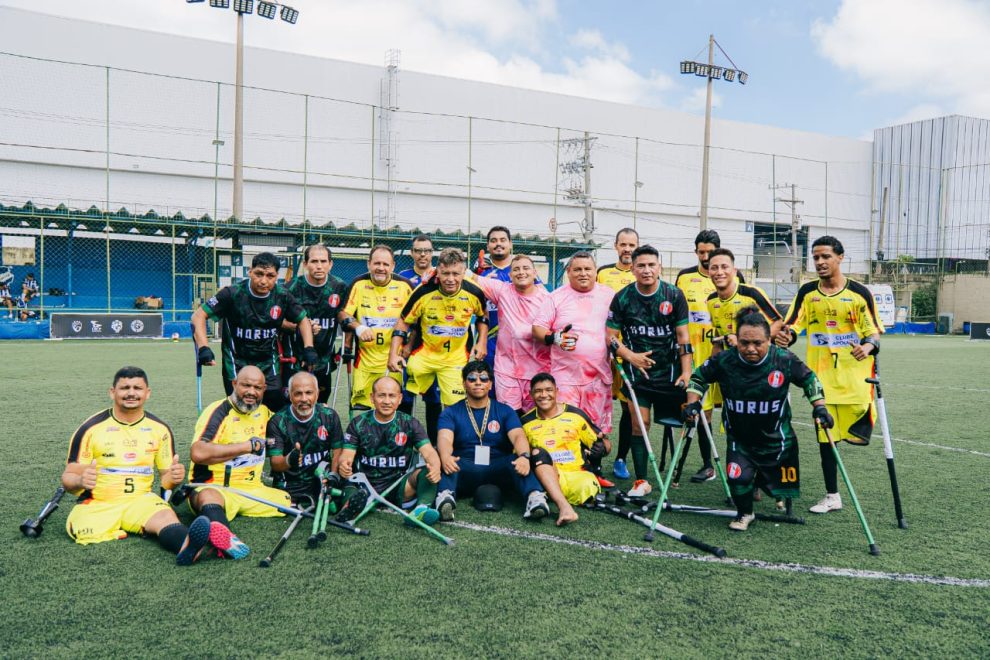 Assama Maringá celebra 5º lugar no ranking sul-americano de futebol de amputados