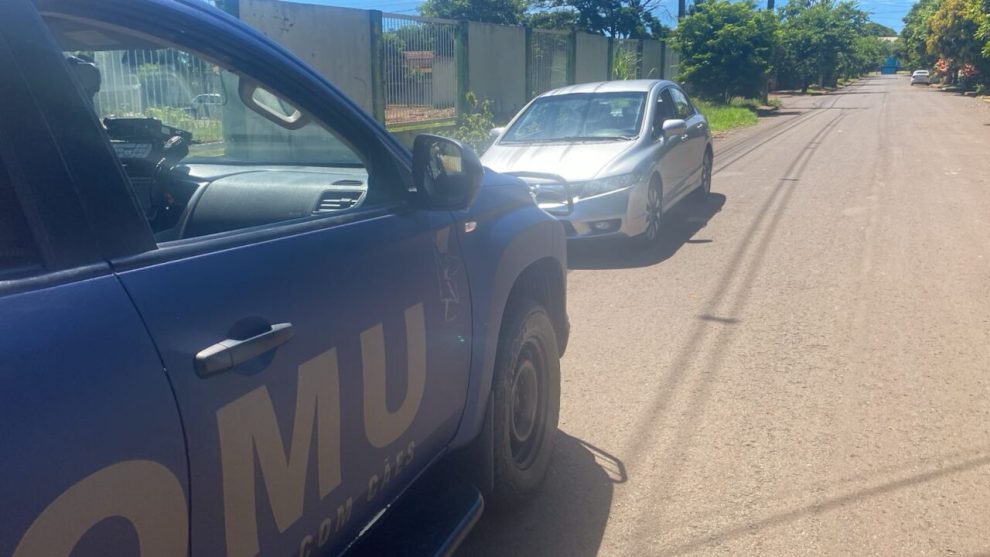 Carro furtado em Sarandi é recuperado pela GCM em Maringá