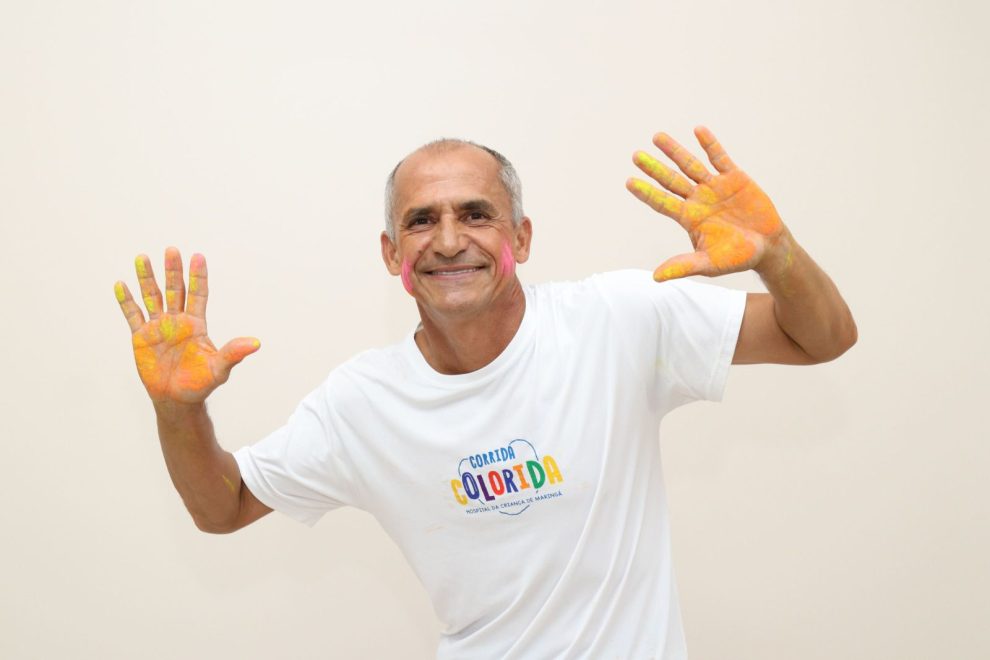 Medalhista olímpico, Vanderlei Cordeiro é embaixador da Corrida Colorida do Hospital da Criança de Maringá