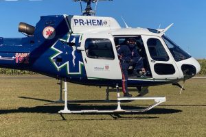 Garoto De 12 Anos Em Bicicleta E Arrastado Por Carro Em Iguatemi E Levado De Helicoptero Para Hospital
