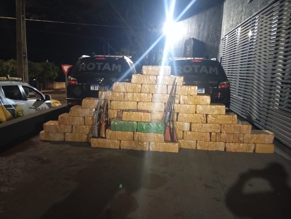 Polícia Militar apreende mais de uma tonelada de drogas na região