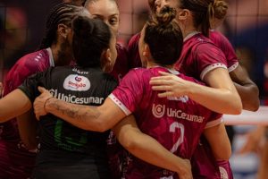 Sancor Seguros Vôlei Maringá tem atuação histórica e vence o SESC Flamengo, de Bernardinho, por 3 sets a 1, fora de casa