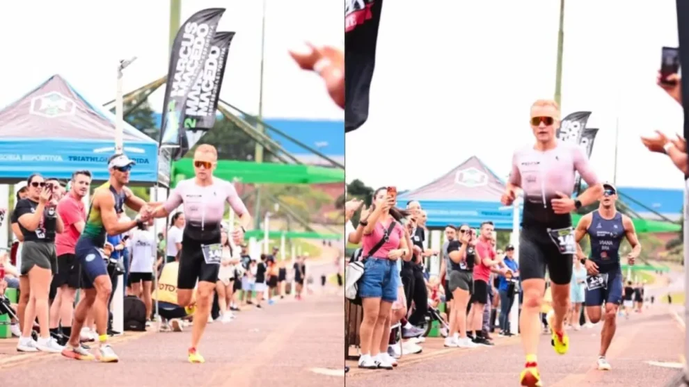 triatleta assume liderança, mas espera rival na chegada e devolve vitória no Paraná