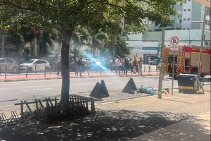 166 imóveis ainda estão sem energia após incêndio em fiação subterrânea em Maringá