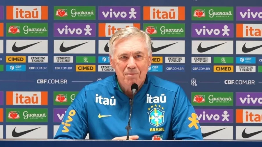 Ancelotti convoca Seleção com oito estreias e sem Neymar para os amistosos contra França e Croácia