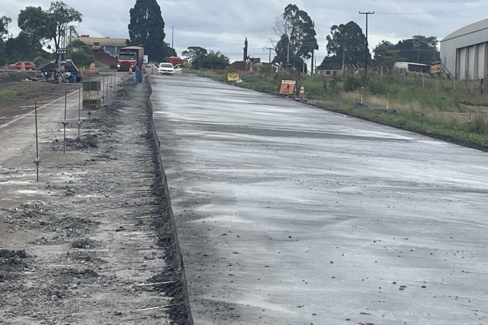 Duplicação em concreto de rodovia do Paraná chega 22,79% de execução