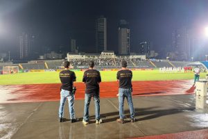 Em Maringá, PF fiscaliza empresas de segurança privada durante partida da Copa do Brasil