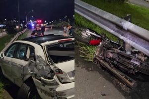 Homem morre após acidente com Audi em suposto racha na BR-277