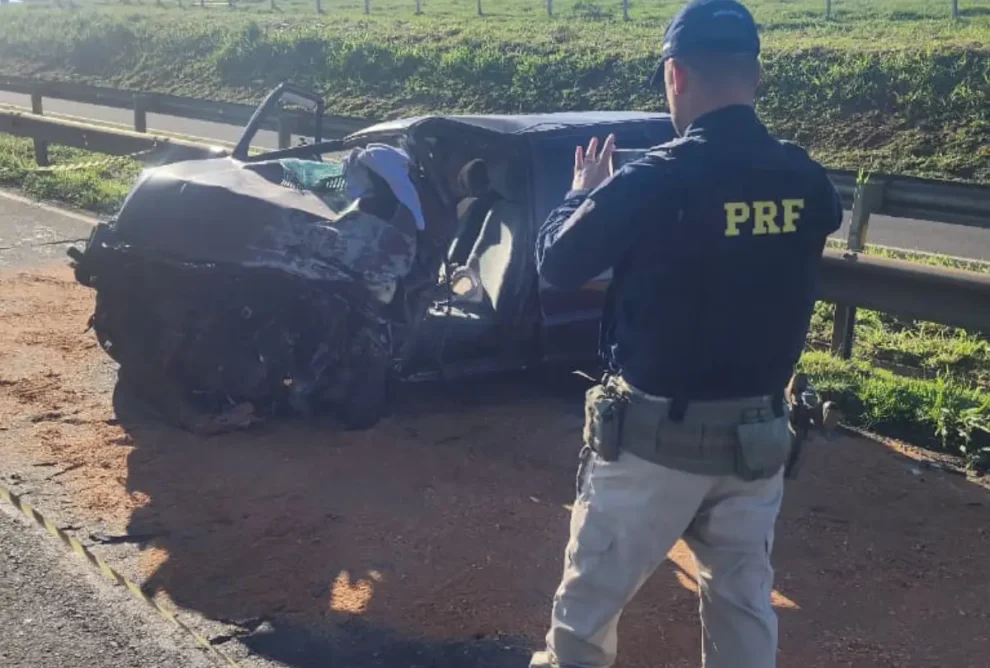 Idoso que dirigia na contramão morre em acidente na BR-376