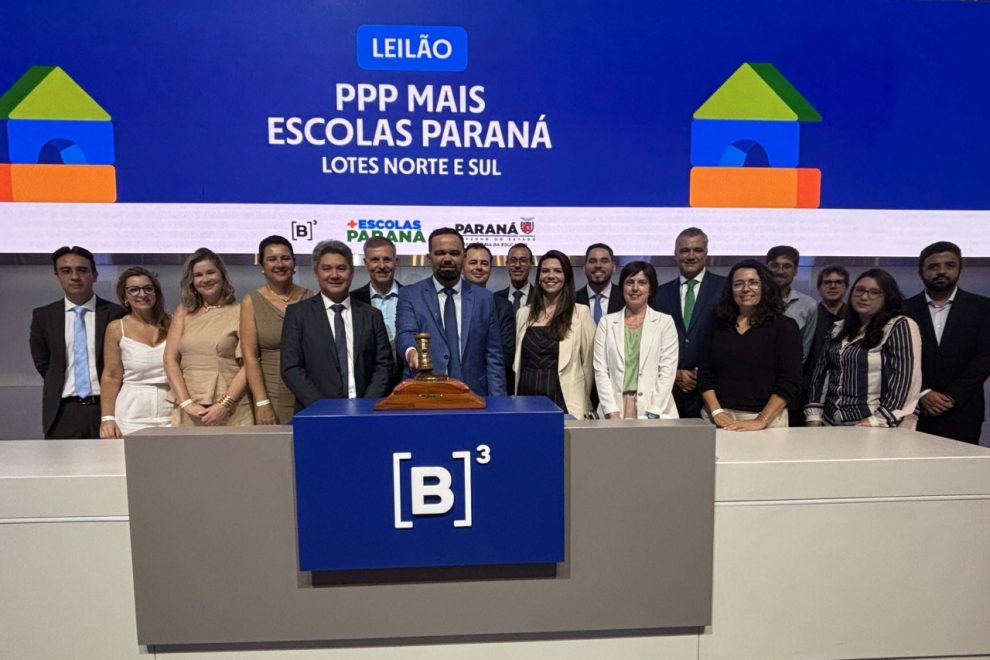 Leilão define empresa para construir 40 escolas no Paraná