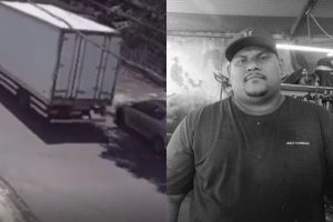 Motociclista arremessado contra muro após batida com caminhão morre em Maringá; veja o momento do acidente