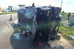 Motorista morre após tentar retorno na BR-376 e provocar grave acidente na região de Maringá