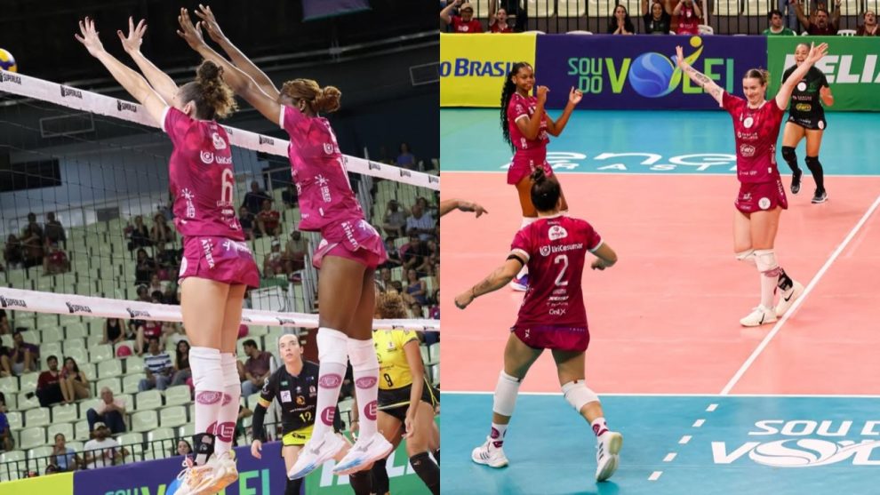 Sancor Seguros Vôlei Maringá vence o Renasce Sorocaba em casa e avança na Superliga Feminina de Vôlei