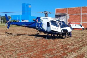 Trabalhador cai de 6 metros durante obra em Marialva e é encaminhado em estado grave a hospital de Maringá