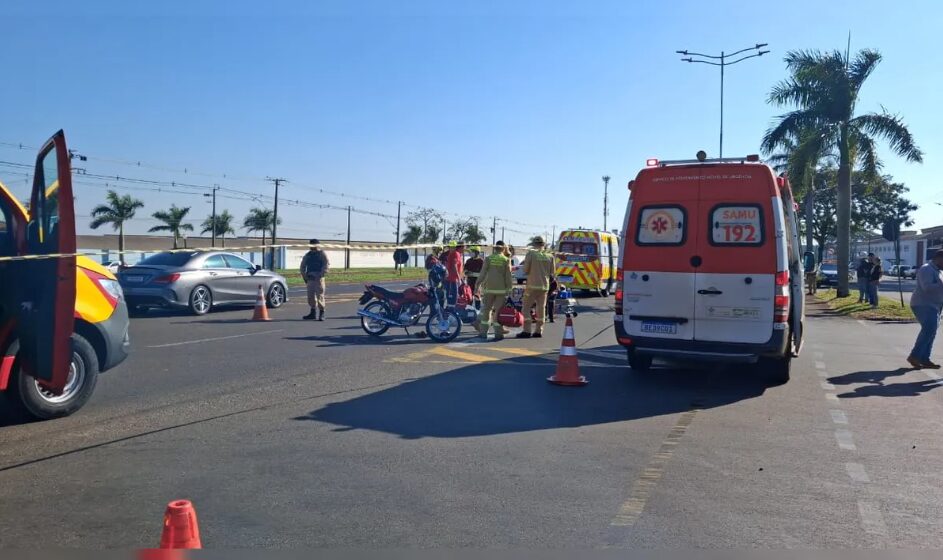 Acidente entre carro e moto deixa condutor morto na BR-369