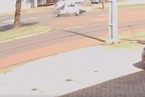 Câmera de segurança registra acidente que matou homem durante teste de moto em Maringá; vítima é identificada