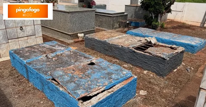 Crime Macabro: Polícia Investiga Furto de Ossos e Violação de Oito Túmulos no Norte do PR