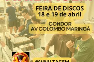 Feira Viniltagem Chega a Maringá com Acervo Exclusivo e Sorteio de Toca-Discos Neste Fim de Semana