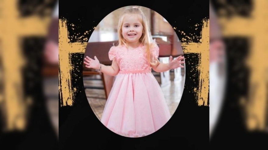 Identificada menina de três anos que morreu após ser atingida por trave em colégio particular no PR