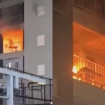 Mãe atravessa chamas para salvar filhos em incêndio no Paraná