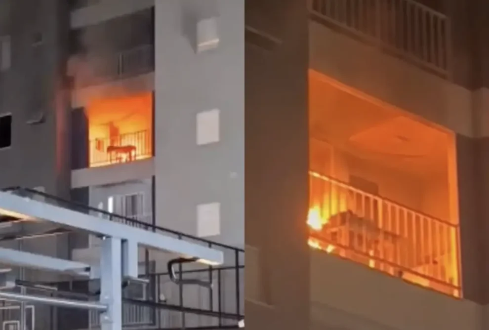 Mãe atravessa chamas para salvar filhos em incêndio no Paraná