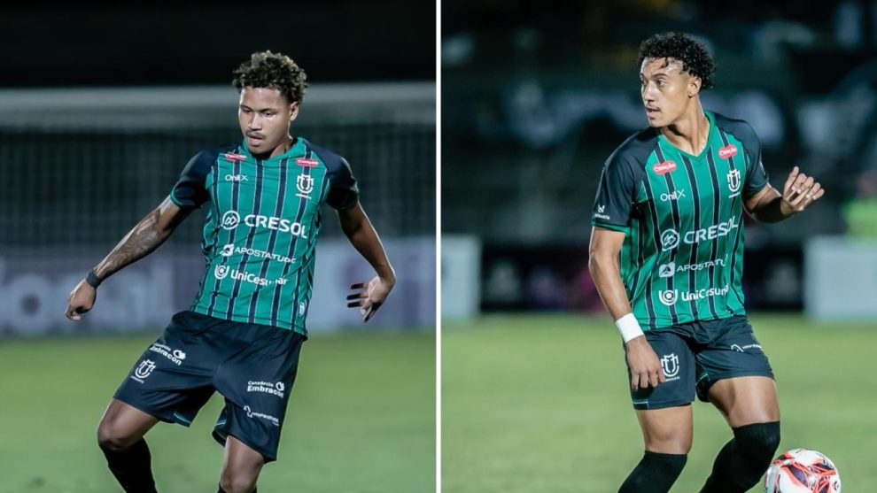 Maringá FC renova contrato com o zagueiro Jhow Alecxander e com o lateral Thiago Rosa