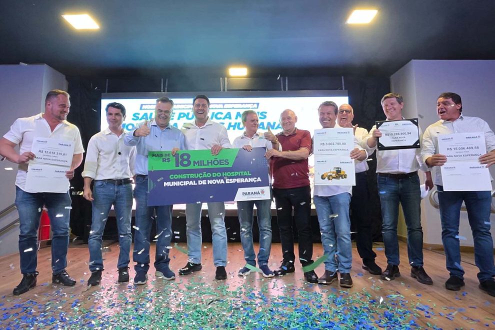 Nova Esperança vive novo tempo: Hospital licitado e mais de R$ 150 milhões em investimentos para cidade
