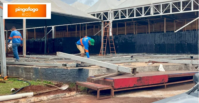 Obras a Todo Vapor: Expoingá 2026 Entra na Reta Final de Preparativos Com Foco na Experiência do Público