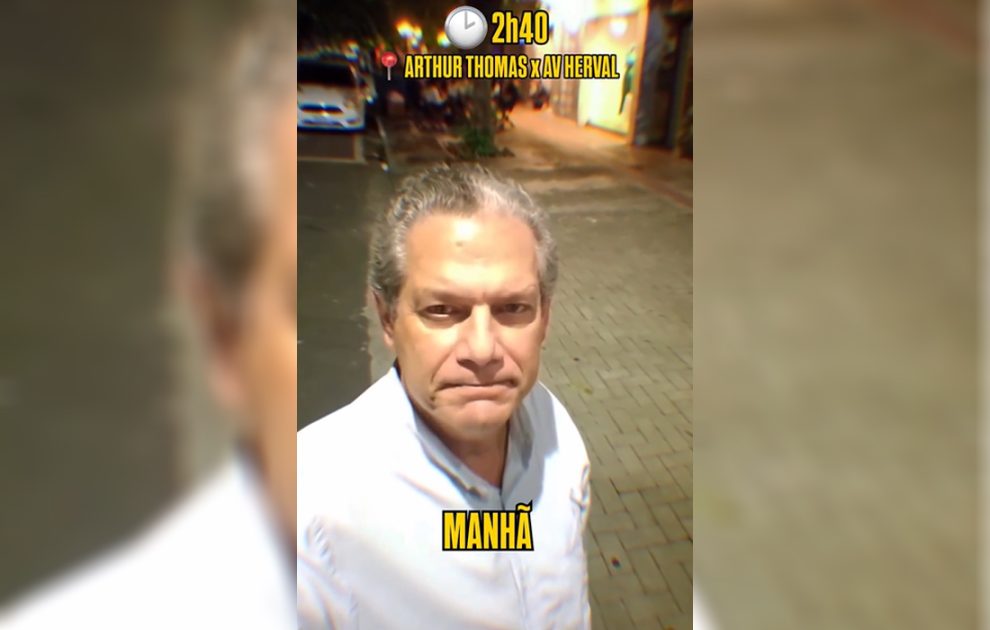 Silvio Barros reclama de barulho em bares na região da Arthur Thomas durante a madrugada: "Isso não pode continuar"