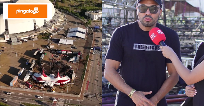 Incêndio Destrói Circo de Tirullipa em Natal e Humorista Estima Perda de R$ 13 Milhões