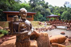 Jardim Japonês do Parque do Ingá é reaberto; veja como ficou o novo espaço com lago de carpas e espaço zen