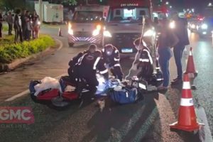 Homem morre ao ser atropelado por dois veículos na BR-376, em Maringá