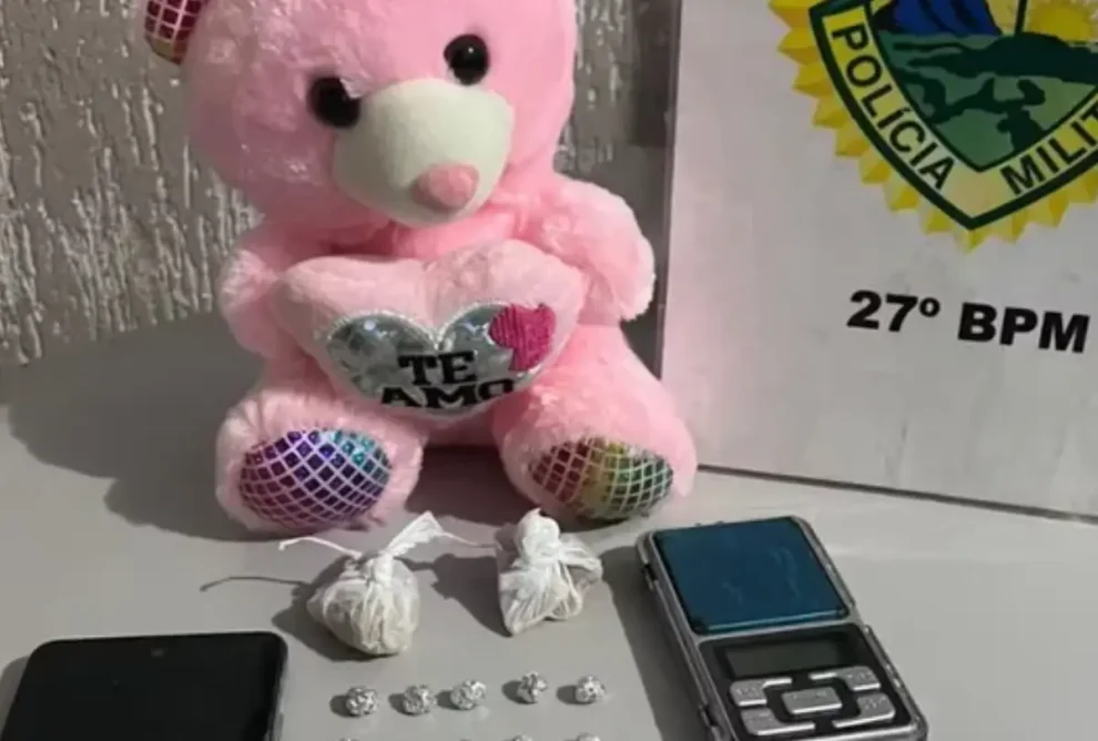 Polícia encontra crack escondido em ursinho de pelúcia no Paraná