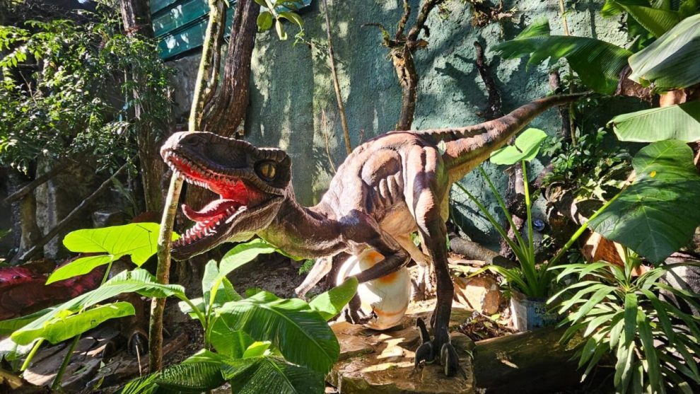 População pede e exposição de réplicas de dinossauros no Parque do Ingá é prorrogada