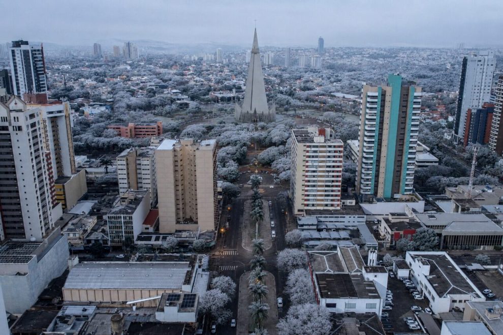 Primeira semana do inverno pode ser a mais fria do ano em Maringá e no Paraná; Veja a previsão completa