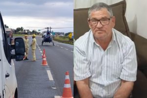Repórter de Maringá descobre que vítima de atropelamento na BR-376 era o próprio tio durante cobertura do acidente