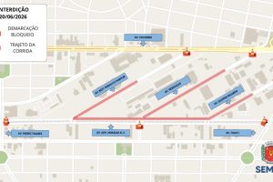 Vias da região central de Maringá serão interditadas neste sábado, 20, para realização de corrida de rua