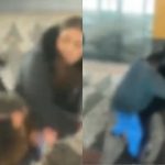 Vídeo flagra pancadaria entre adolescentes em terminal de Curitiba