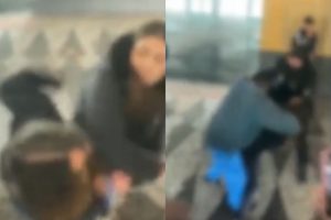 Vídeo flagra pancadaria entre adolescentes em terminal de Curitiba