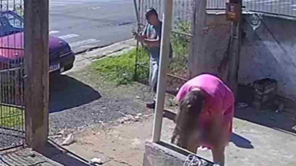 Vídeo mostra bebê nascendo em frente de casa no Paraná; parto aconteceu em segundos