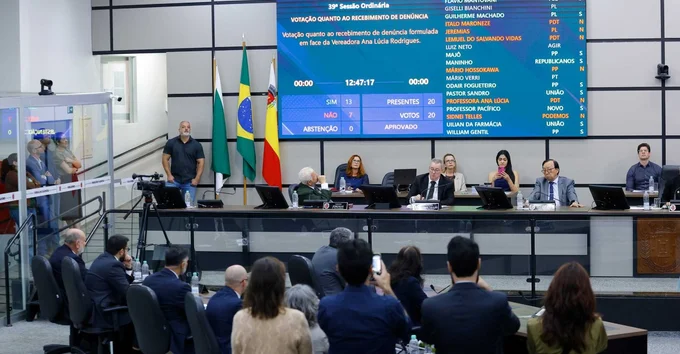 Câmara de Maringá aprova abertura de Comissão Processante contra Vereadora Professora Ana Lúcia