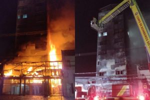 Casal de idosos morre em incêndio de grandes proporções em prédio no PR