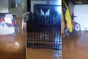 Chuva intensa provoca alagamentos no Paraná; água invade imóveis e cidade registra mais de 130 mm