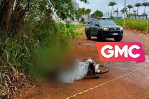 Mulher é encontrada morta ao lado de bicicleta; Polícia Científica de Maringá é acionada