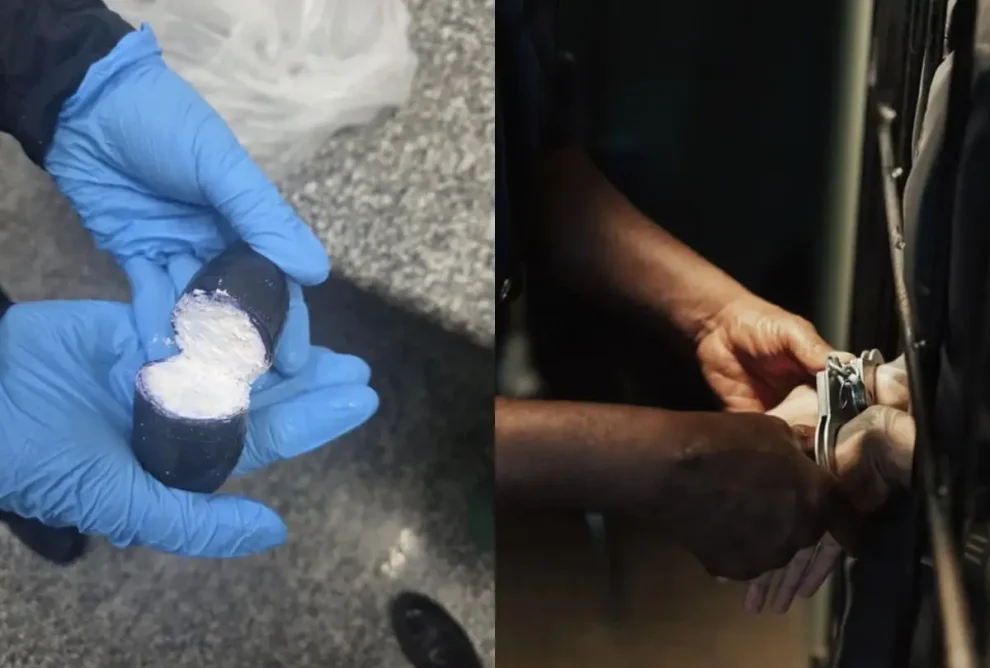 Mulher tenta entrar em prisão com droga escondida no ânus