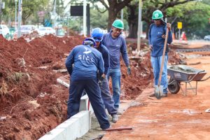 Obra do trecho elevado em frente à Catedral avança para fase de preparação da base e infraestrutura